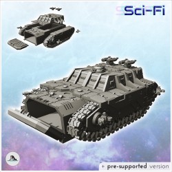 Imperial tank with armoured...
