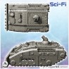 Imperial Raptor tank with front blade (mortar version) (9)