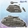 Imperial Raptor tank with front blade (autocannon version) (17)