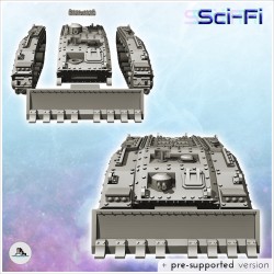 Imperial Raptor tank with front blade (infantry transport version) (29)