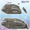 Imperial Raptor tank with front blade (infantry transport version) (29)