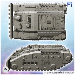 Imperial Raptor tank with front blade (infantry transport version) (29)