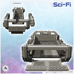 Futuristic landing tank with trapdoor and tracks (31)