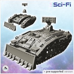Imperial Raptor tank with front blade (radar version) (32)