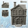 Medieval house with fireplace and tiled roof (5)