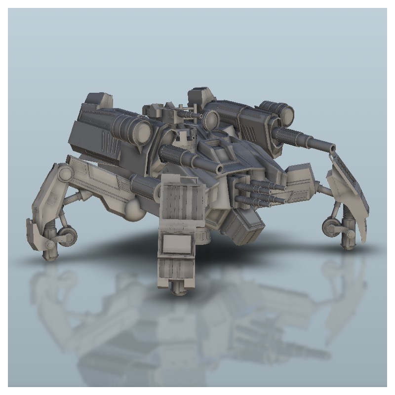 Hartolia miniatures | Quadri-pods robot | STL file for 3D printing