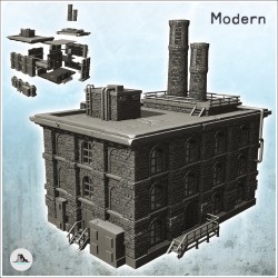 Pack de bâtiments industriels modernes No. 2