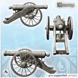 Canon d'artillerie moderne à roues (1)
