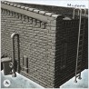 Large modern single storey brick warehouse with access ladder and exterior fittings (18)