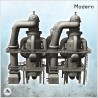 Large industrial refinery with pipe and vessel systems (19)