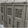 Grande usine moderne en brique avec larges fenêtres et escalier d'accès sur plateforme (24)