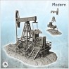 Pump jack Pumpjack oil well extraction system with piston (30)
