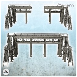 Bridge Shape Modern Metal Industrial Platform (36)