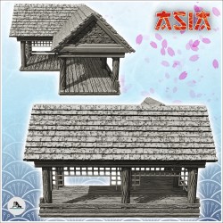 Oriental sew building with mesh pattern (1)
