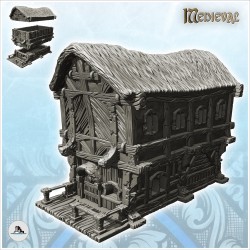 Medieval building with...