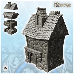 Maison médiévale avec poutres et pierres apparentes (27)