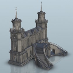 Baroque palace with large stair |  | Hartolia miniatures
