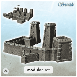 Modular set of medieval...