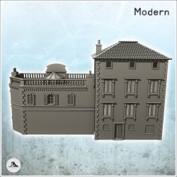 Baroque bank with two-storey annex building (intact version)