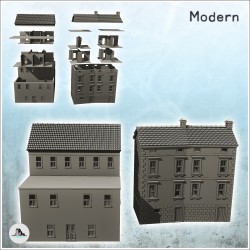 Set of two tiled roof houses with large terrace (11)