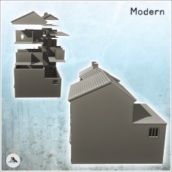 Set de deux maisons à toit en tuile avec grande terrasse (11)