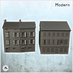 Set of two tiled roof houses with large terrace (11)
