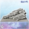 Huge space capital warship carcass (rear part) (4)