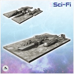 Carcasse de vaisseau spatial BTL Y-Wing (6)