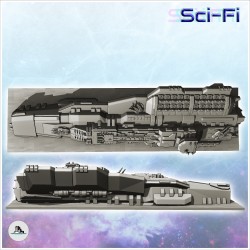 Huge Space capital Warship carcass (5)