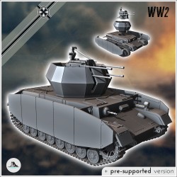 German WW2 vehicles pack No. 2 (Panzer IV and variants)