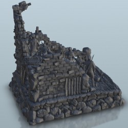 Ruin of house with Russian WW2 defenders |  | Hartolia miniatures