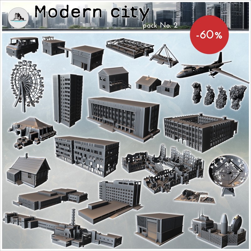 Modern city pack No. 2