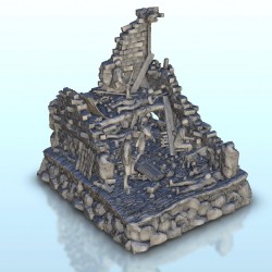 Ruin of house with Russian WW2 defenders |  | Hartolia miniatures