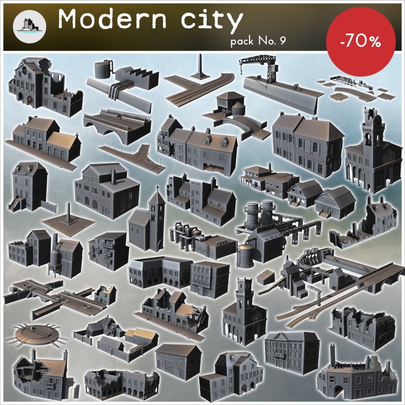 Modern city pack No. 9