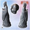 Large standing Asian statue of Confucius (9)