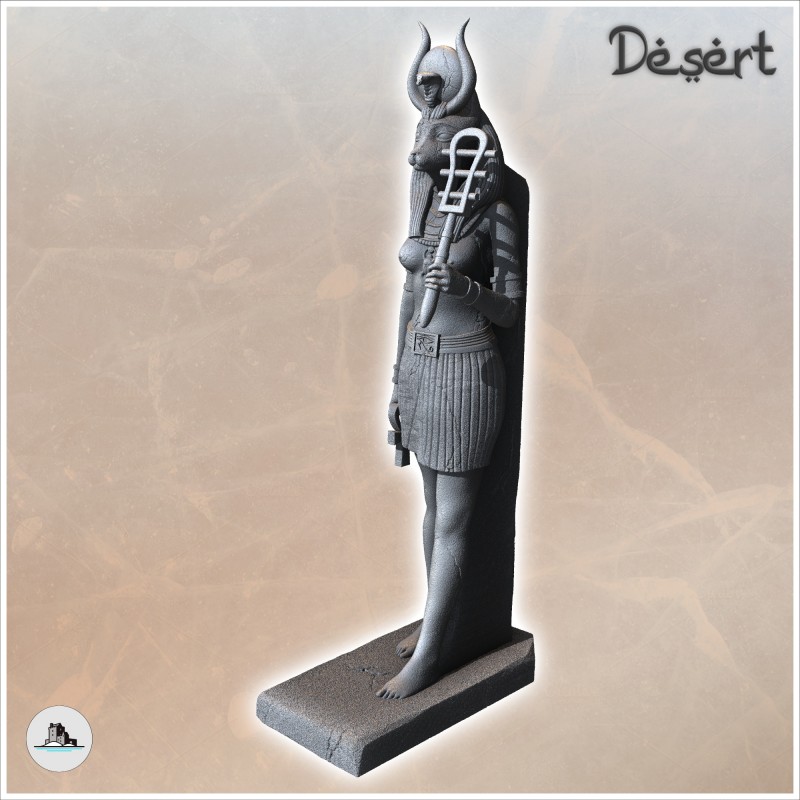 Egyptian Goddess Bastet Statue Standing (1)
