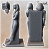 Egyptian Statue of Mykerinos and Khâmerernebty II (4)