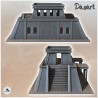 Bâtiment égyptien avec grand escalier et étage (5)