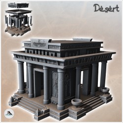 Desert altar with large columns, domes and access stairs (13)