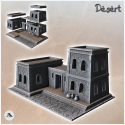 Desert building with stone floor and large windows (18)