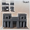 Large Egyptian Building with Majestic Entrance, Columns and Balconies (19)