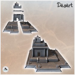 Grand autel désertique avec large plateforme en pierre et étage (20)