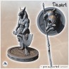 Egyptian Anubis Statue with Large Two-Handed Weapon (1)