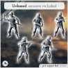 Set of five German WW2 infantry troops (with MP40 and K98k) (1)