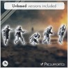Set of five German WW2 infantry troops (with MP40 and K98k) (4)