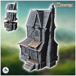 Large medieval stone manor...