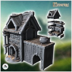 Medieval building with...