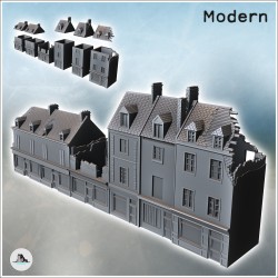 Set d'immeubles modernes...