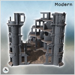 Immeuble avec coins arrondies et murs en briques (version détruite) (40)