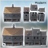 Set of four modern buildings with French bakery and ground-floor shops (46)